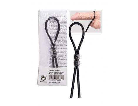 Pierścień erekcyjny silikonowy czarny regulowany You2Toys 24 cm - 2