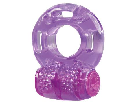 Pierścień wibrujący Butterfly Wings z wypustkami fioletowy You2Toys - 6