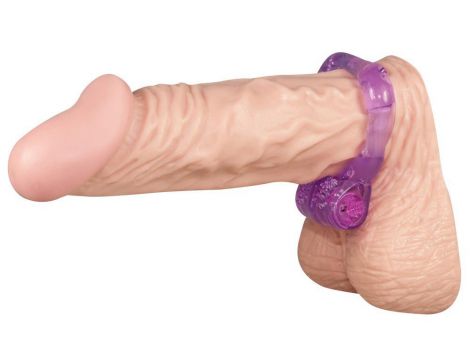 Pierścień wibrujący Butterfly Wings z wypustkami fioletowy You2Toys - 8