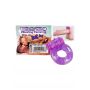 Pierścień wibrujący Butterfly Wings z wypustkami fioletowy You2Toys - 3