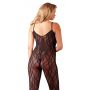 Bodystocking koronkowy ze stopą NO:XQSE czarny XXL XXXL - 10
