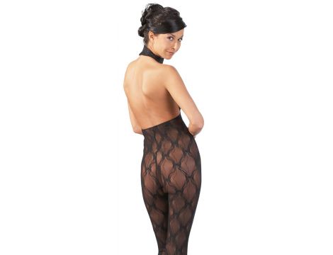 Bodystocking koronkowy bezopiersiowy NO:XQSE czarny S L - 9
