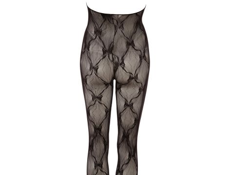 Bodystocking koronkowy bezopiersiowy NO:XQSE czarny S L - 11