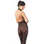 Bodystocking koronkowy bezopiersiowy NO:XQSE czarny S L - 10