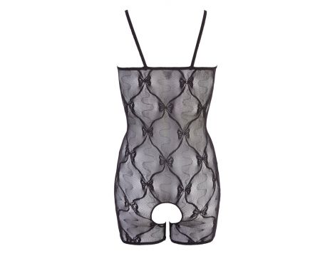 Bodystocking koronkowy otwarty NO:XQSE czarny L/XL - 9