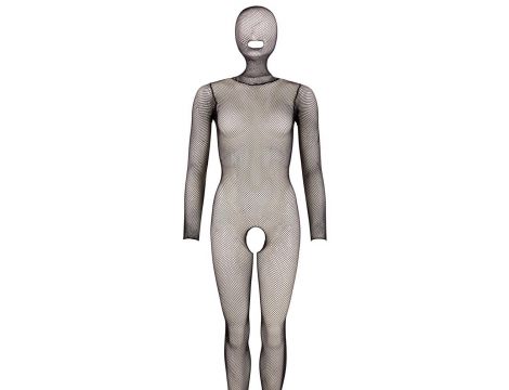 Bodystocking siatkowy z maską NO:XQSE SL - 8