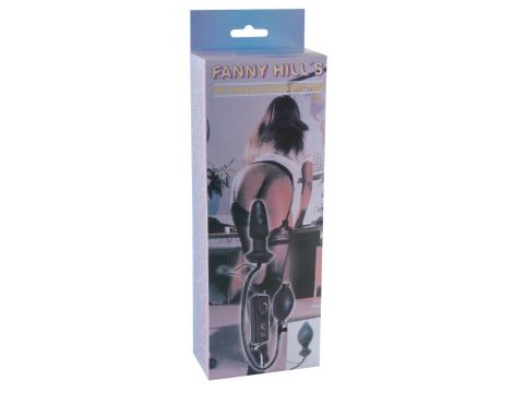 Nadmuchiwany wibrujący korek analny Seven Creations czarny 12 cm - 2