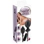 Nadmuchiwany wibrujący korek analny Seven Creations czarny 12 cm - 2