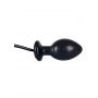 Nadmuchiwany wibrujący korek analny Seven Creations czarny 12 cm - 9