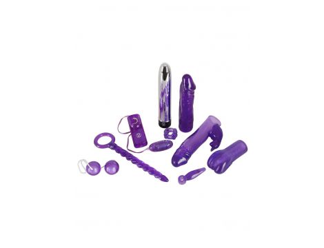 Fioletowy Zestaw Erotyczny 9 Elementów You2Toys - 4