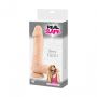 Dildo realistyczne silikonowe Real Safe z jądrami i przyssawką - 2
