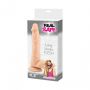 Dildo realistyczne silikonowe z jądrami Real Safe - 2