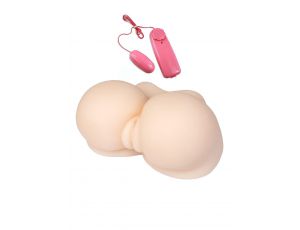 Realistyczny masturbator wagina pośladki XL z wibracją Lyla 23 cm