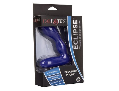 Sonda analna silikonowa Eclipse Calexotics niebieska 10 cm - 4