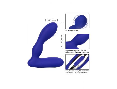 Sonda analna silikonowa Eclipse Calexotics niebieska 10 cm - 14