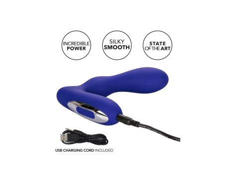 Sonda analna silikonowa Eclipse Calexotics niebieska 10 cm - 15