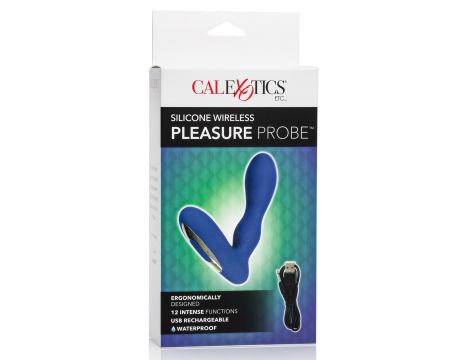 Sonda analna silikonowa Eclipse Calexotics niebieska 10 cm - 3