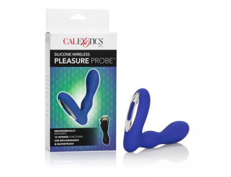 Sonda analna silikonowa Eclipse Calexotics niebieska 10 cm - 11