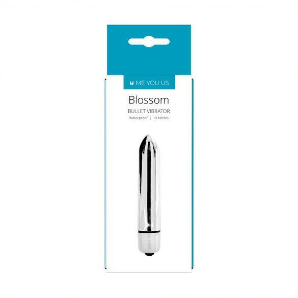 wibrator- me you us blossom 10 mode bullet vibrator silver