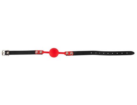 Knebel silikonowy czerwony Bad Kitty 4 cm - 5