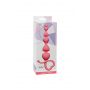 Początkujące kulki analne silikonowe Lola Toys różowe 18 cm - 2