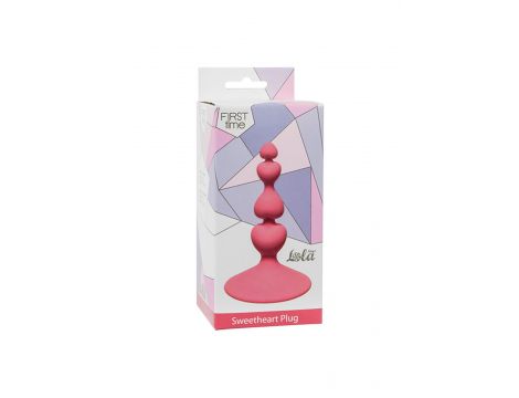 Korek analny Sweetheart silikonowy Lola Toys różowy 10 cm