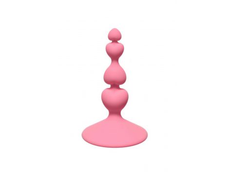 Korek analny Sweetheart silikonowy Lola Toys różowy 10 cm - 2