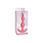 Korek analny zakrzywiony silikonowy Lola Toys różowy 11,5 cm - 2