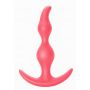 Korek analny zakrzywiony silikonowy Lola Toys różowy 11,5 cm - 4