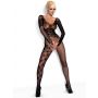 Bodystocking siateczkowy kwiatowy Obsessive F210 S/M/L - 2