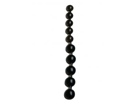 Wibrator analny You2Toys perły czarny 27 5 cm - 3