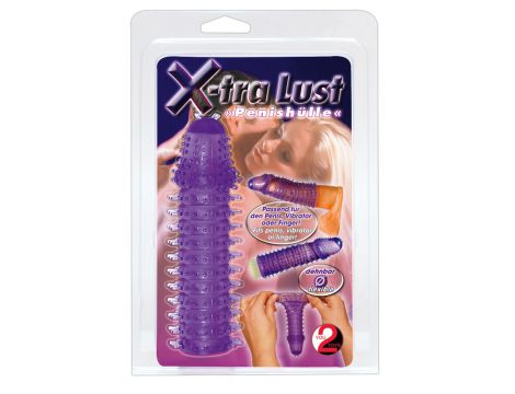 Przedłużka na penisa You2Toys Super Stretch lila 14,5 cm