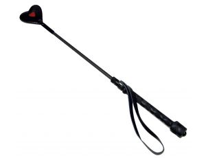 Mały czarno czerwony plon z końcówką serca Bad Kitty 45 cm