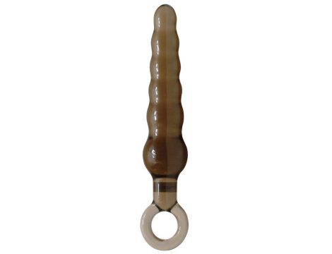 Korek analny falowy You2Toys PVC czarny 19 cm - 3