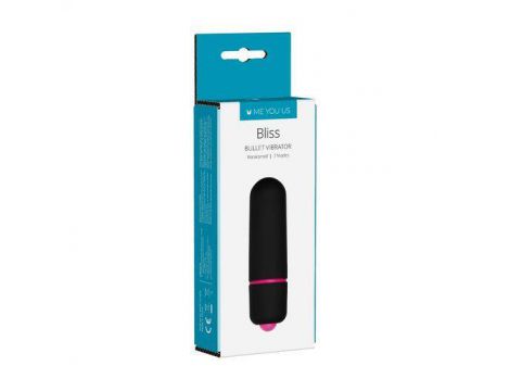 Wibrator mini bullet Me You Us Bliss 7 Mode czarny 6 cm wodoodporny - 3