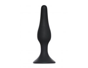 Korek analny silikonowy Slim Lola Toys czarny 10 5 cm