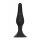 Korek analny silikonowy Slim Lola Toys czarny 10 5 cm
