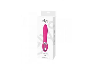 Wibrator designerski Concave Elys różowy USB
