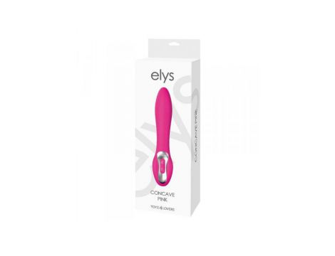 Wibrator designerski Concave Elys różowy USB