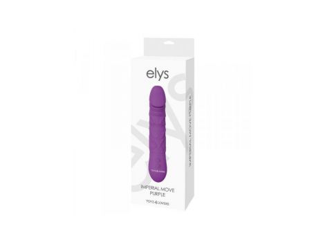 Wibrator realistyczny Elys Imperial Move fioletowy USB wodoodporny