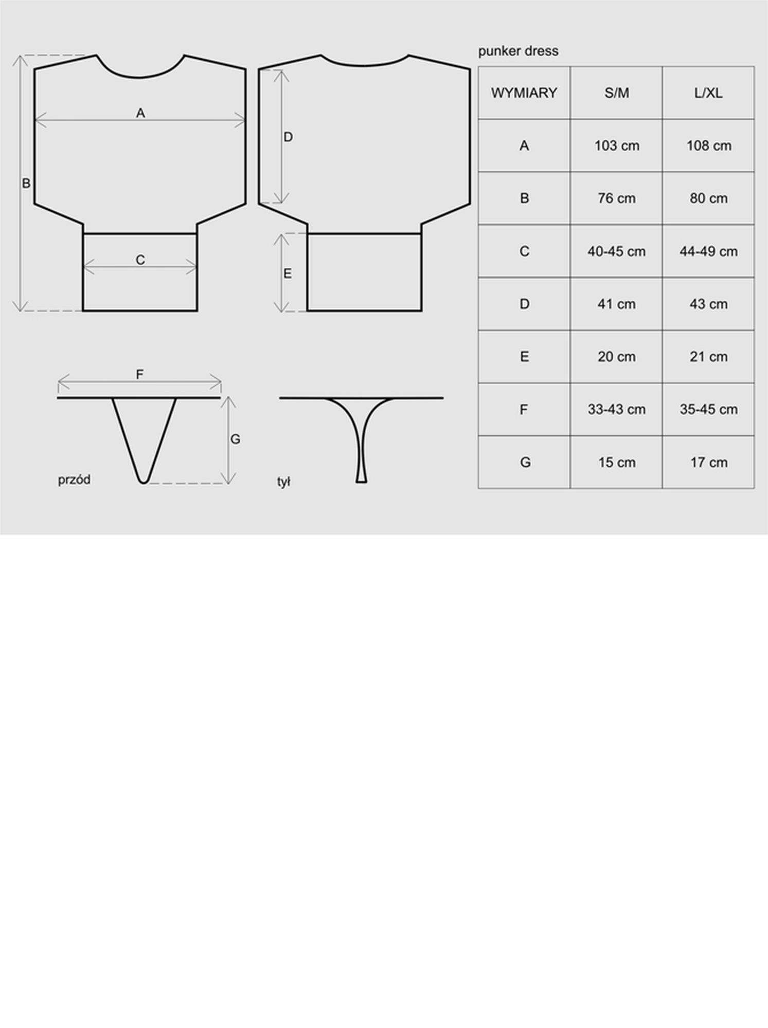 sukienka przejrzysta stringi komplet obsessive lxl