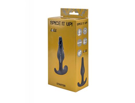 Plug analny Spice it up Starter Lola Toys ciemnoszary 8,5 cm
