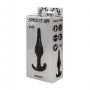 Korek analny silikonowy Lola Toys Smooth czarny 10,5 cm - 2