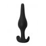 Korek analny silikonowy Lola Toys Smooth czarny 10,5 cm - 3