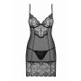 Erotyczna koszulka koronkowa Alluria z stringami Obsessive S/M - 3