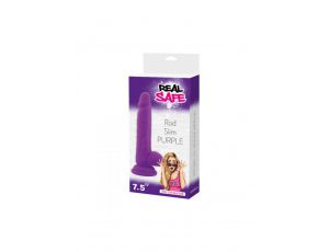 Dildo realistyczne Real Safe Rod Slim fioletowe