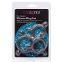 Zestaw pierścieni erekcyjnych silikonowych Calexotics Pro Series czarny - 4