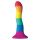Dildo silikonowy Pride Edition Wave wielokolorowy 19 cm