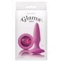 Korek analny Glams Mini Gem różowy 8.5 cm - 5