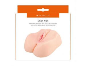Wibrujący realistyczny masturbator Miss Mia Me You Us cyber skóra
